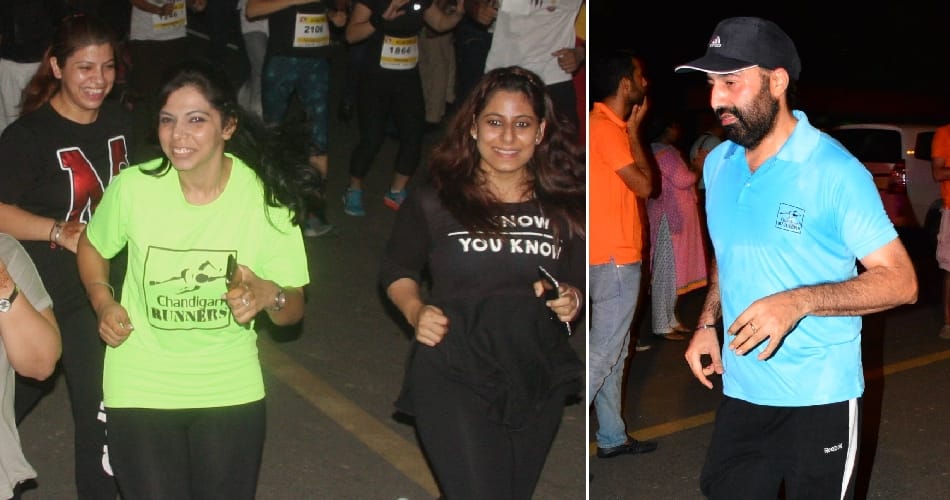 marathon, night marathon, half marathon, chandigarh first night marathon, sukhna lake