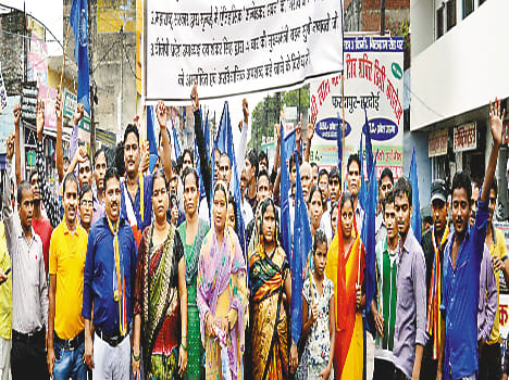 Committee comments on Ambedkar road against Maya