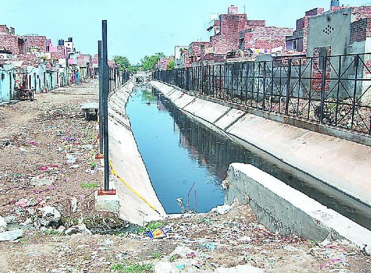 drain, development, bypass, jam, system, panipat