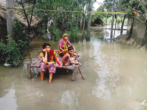 The water receded, started spreading diseases