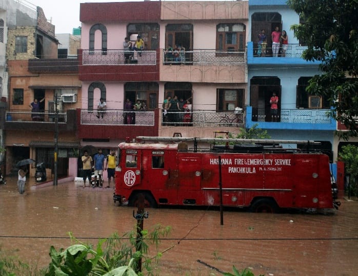 water filling in huda house, water filling in panchkula house, panchkula nagar nigam, panchkula