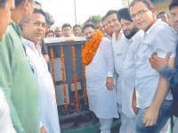 Launch of new bus-mounted street lights, Kurukshetra