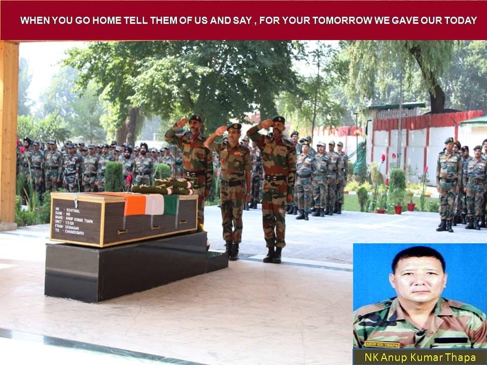 Tribute to martyrs in srinagar