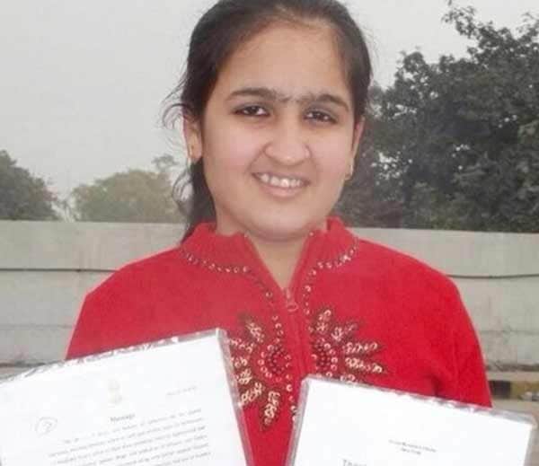 janhavi behel challange, janhavi challange to host flag, janhavi challange to host flag in srinagar