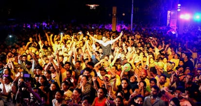 for safe nightlife message first night marathon organised at chandigarh