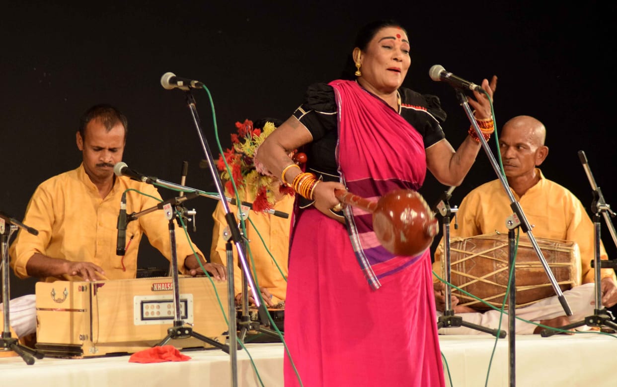 tijan bai, artist, national theater festival, mdu, university, haryana, rohtak