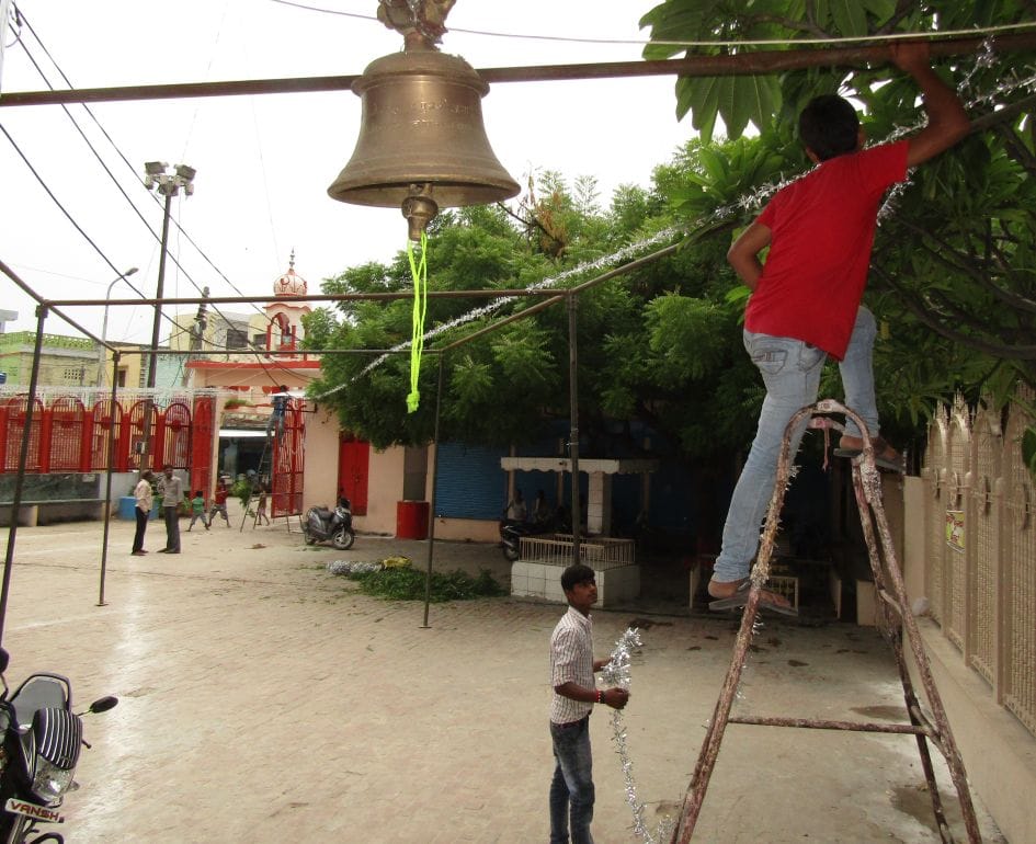 First Monday of Sawan today, decorated pagoda