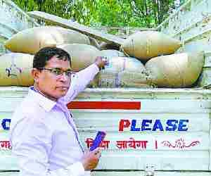 Ration worth rupees thousand seized.