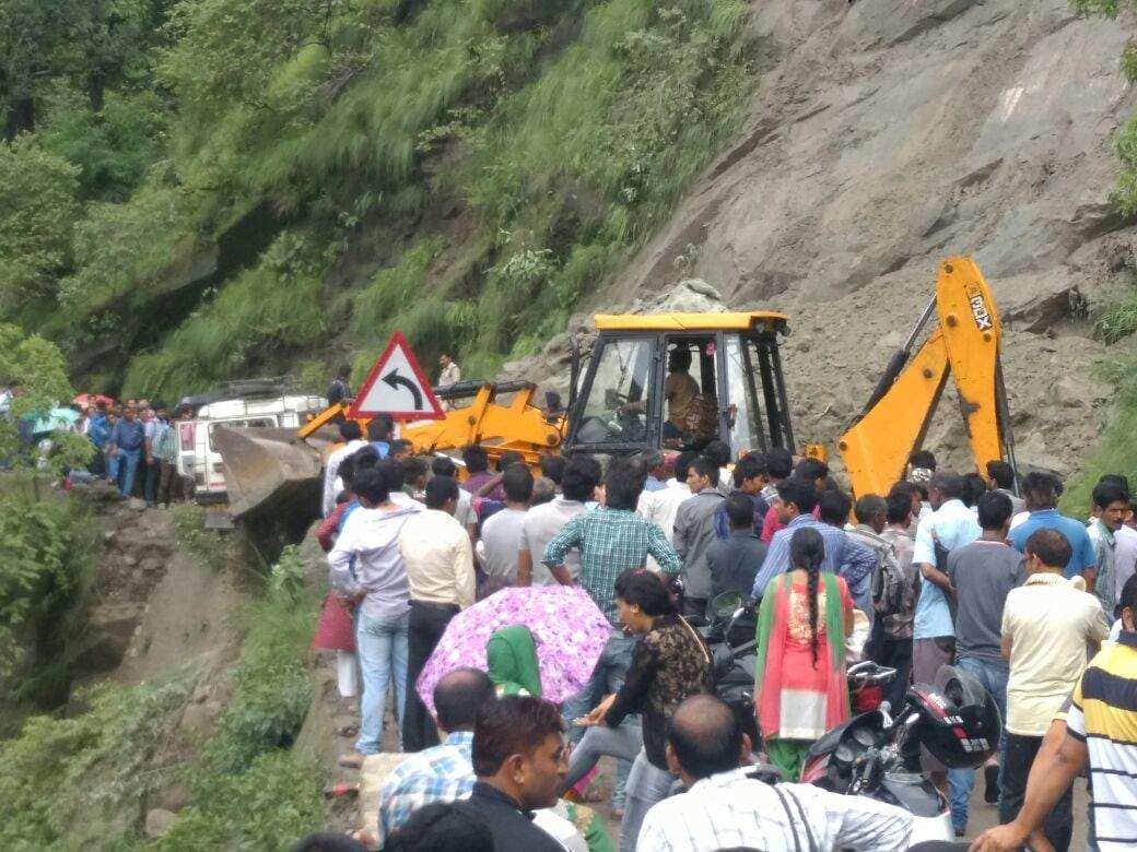 rain destroyed uttarakhand hill areas