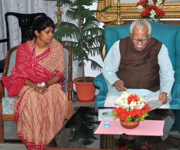  swati singh meets to governor of Uttar pradesh.