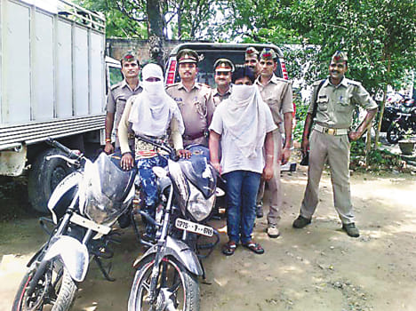two caught with byke