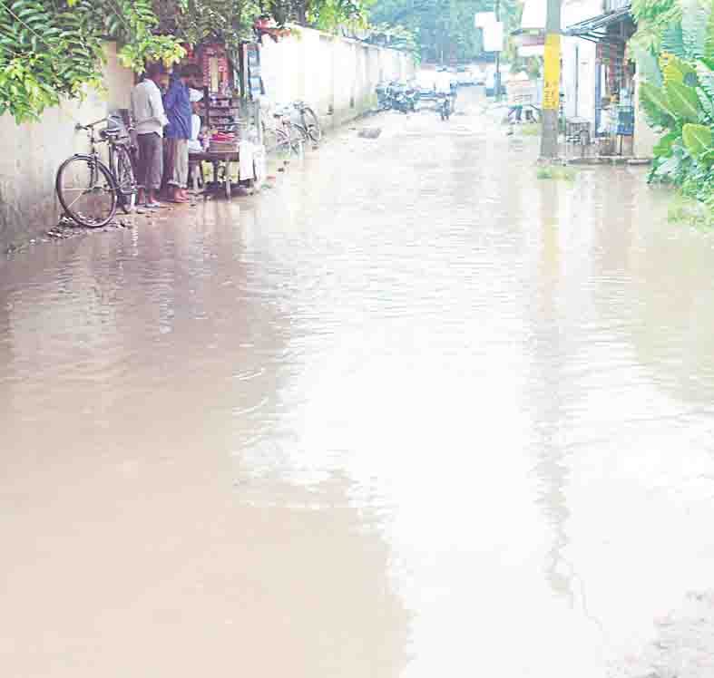 water intered in houses
