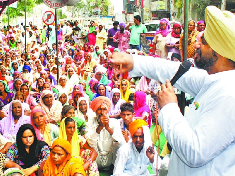 manrea protest, congress mla, kuljeet singh nagra, fatehgarh sahib
