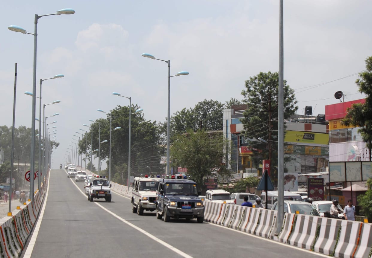ex cm nishank visit balliwala flyover 