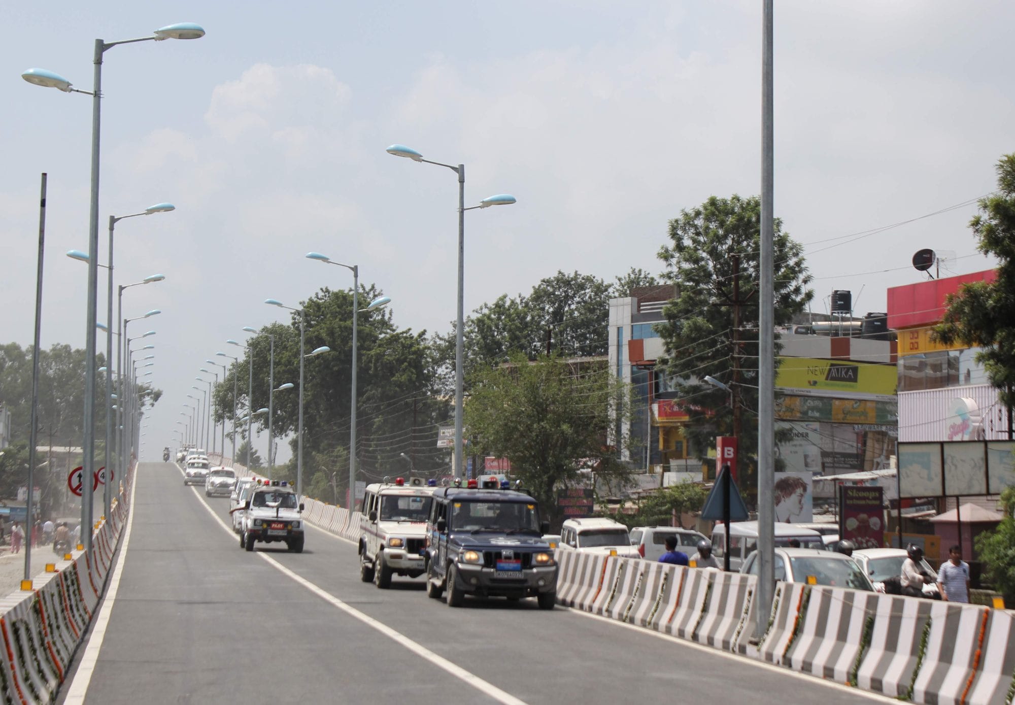 dehradun first flyover open for public.