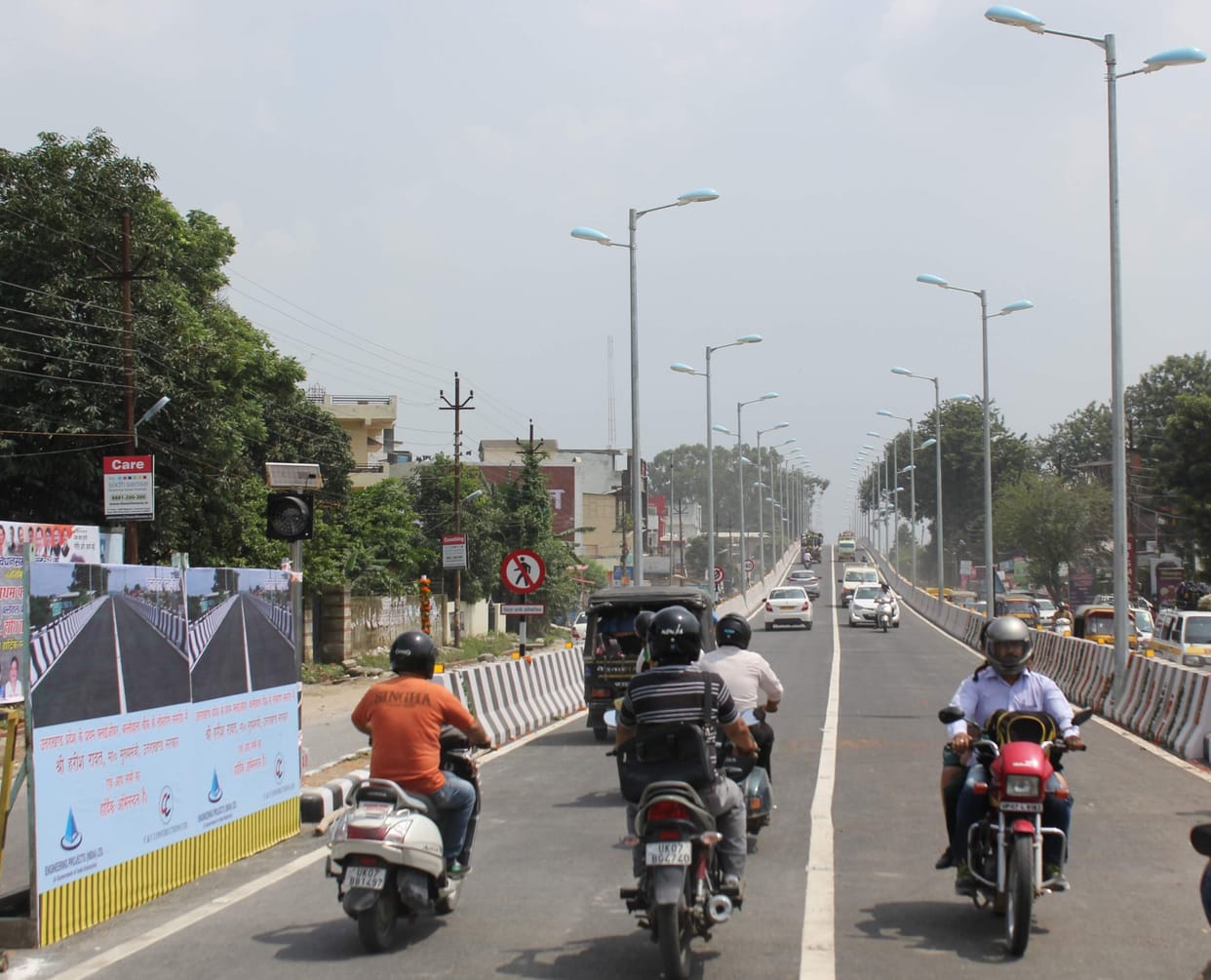 At the gate will be the most wide flyover in Ghaziabad, UP