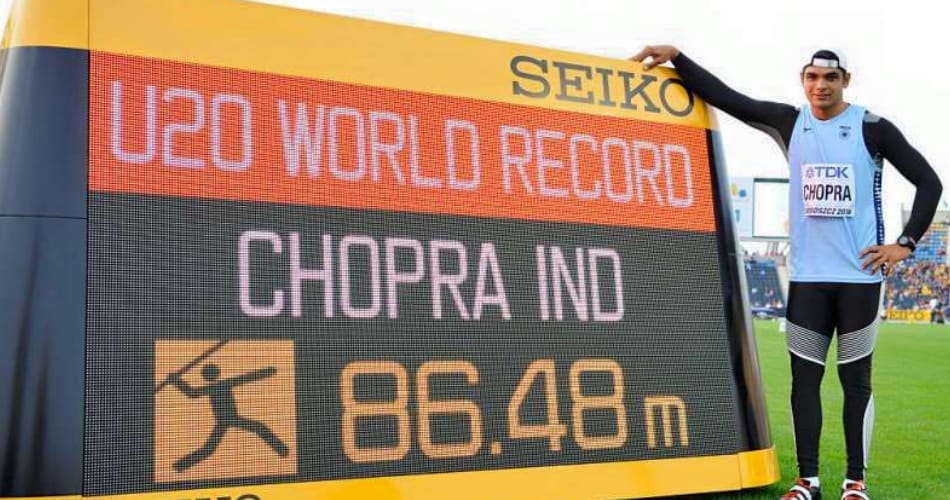 javelin thrower neeraj chopra creates history to become first indian world champion In athletics