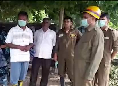 Chlorine gas cylinder leak in Agra