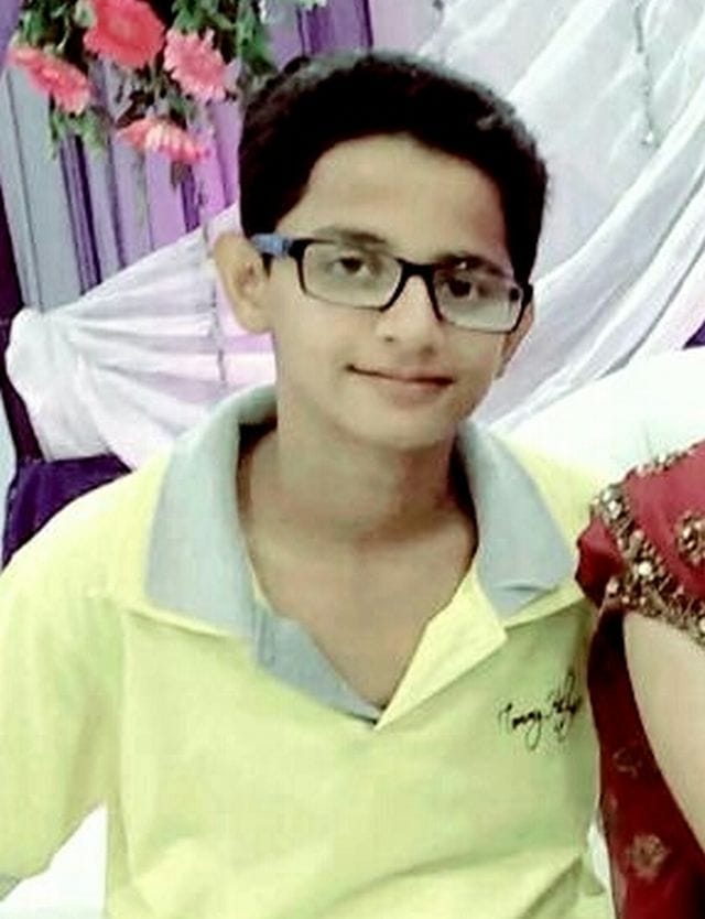 student from truck collision killed riding a Scooty