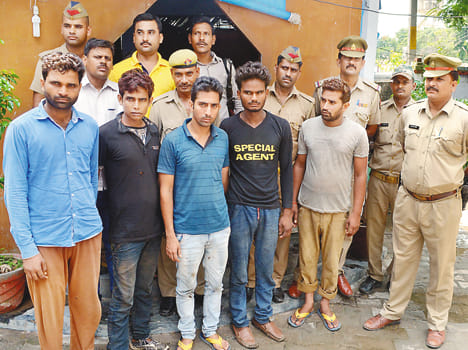eight culprits of theft gang caught