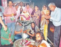 first monday of sawan today, rush in temples, ambala