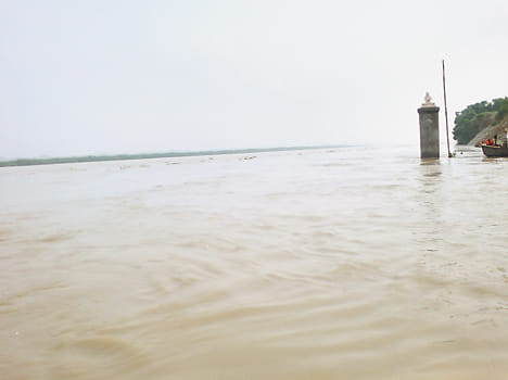 160 mm fell in overnight Ganga
