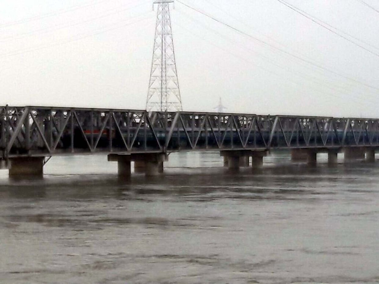 half lakh cusecs of water into river.