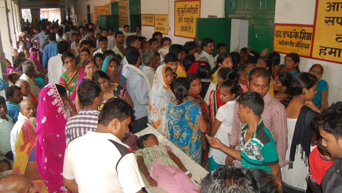 District hospital patient descended