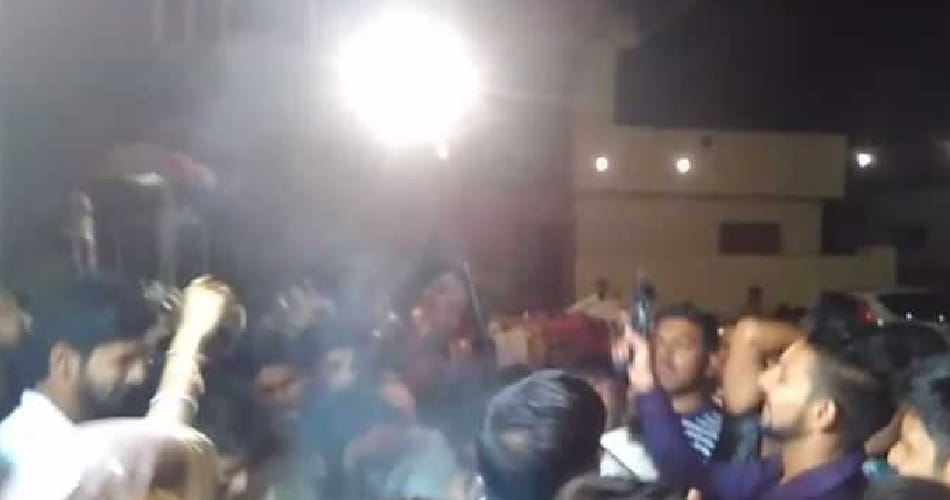 groom injured in firing during marriage ceremony, after being well married to bride