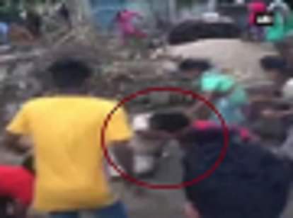 Watch: Locals thrash cop over death of youth