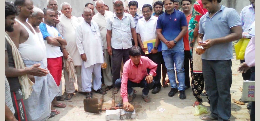 mandhavali village will have png gagas stoves, adani company doing pipeline work