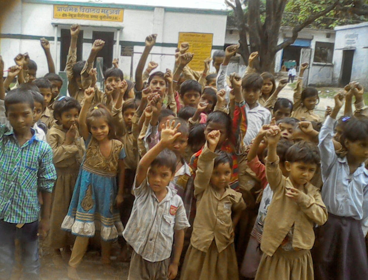 students protested
