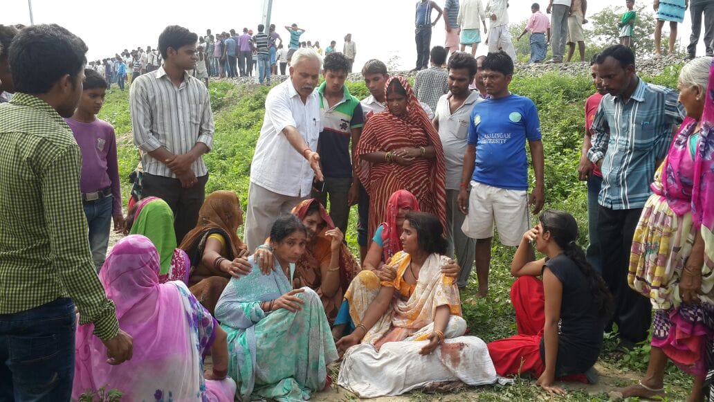 train accident in bhadohi