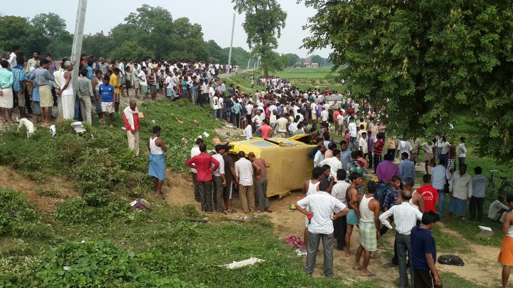 train accident in bhadohi