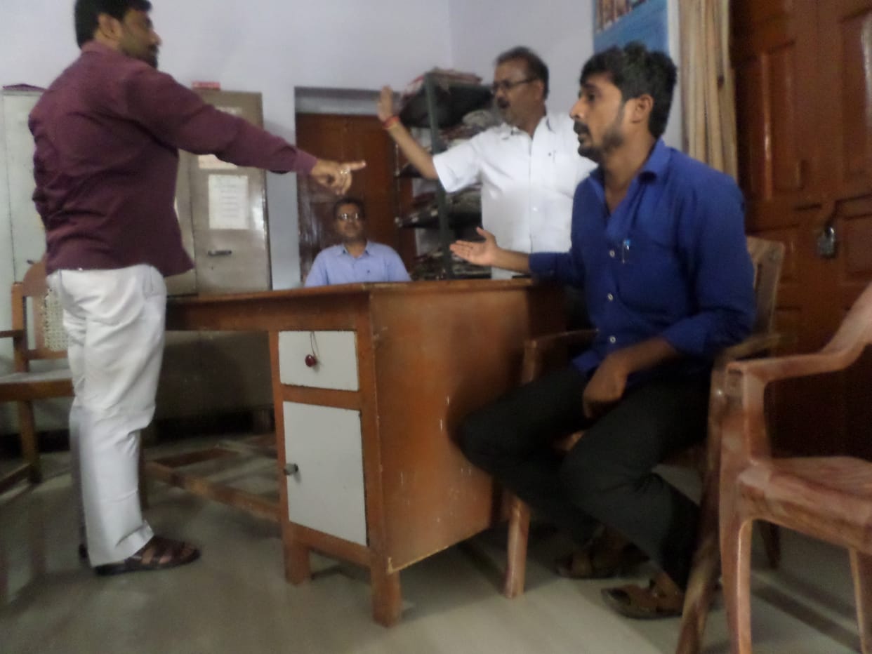 Councillors of the commotion, ran employee