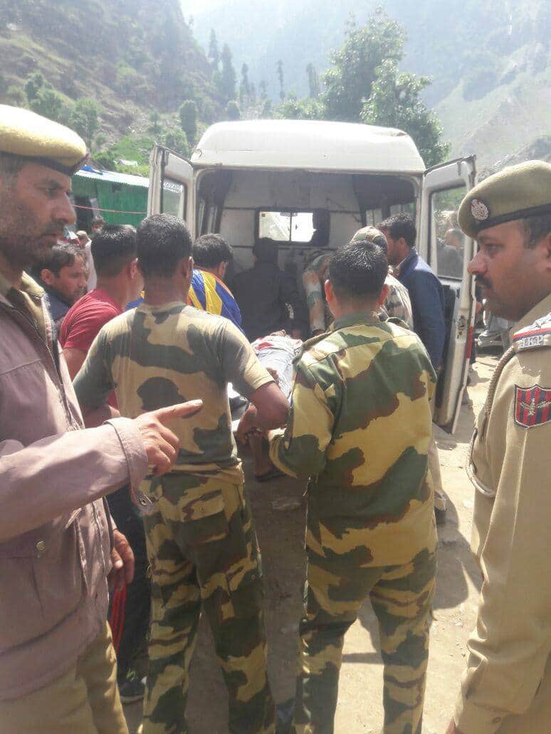 accident in chandanwari