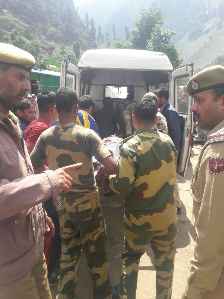 accident in chandanwari