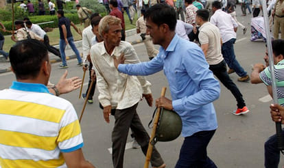 sub inspector booked for murder who slapped dalit