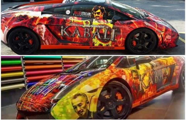Rajinikanth's Kabali Fever Takes Over Cars In India