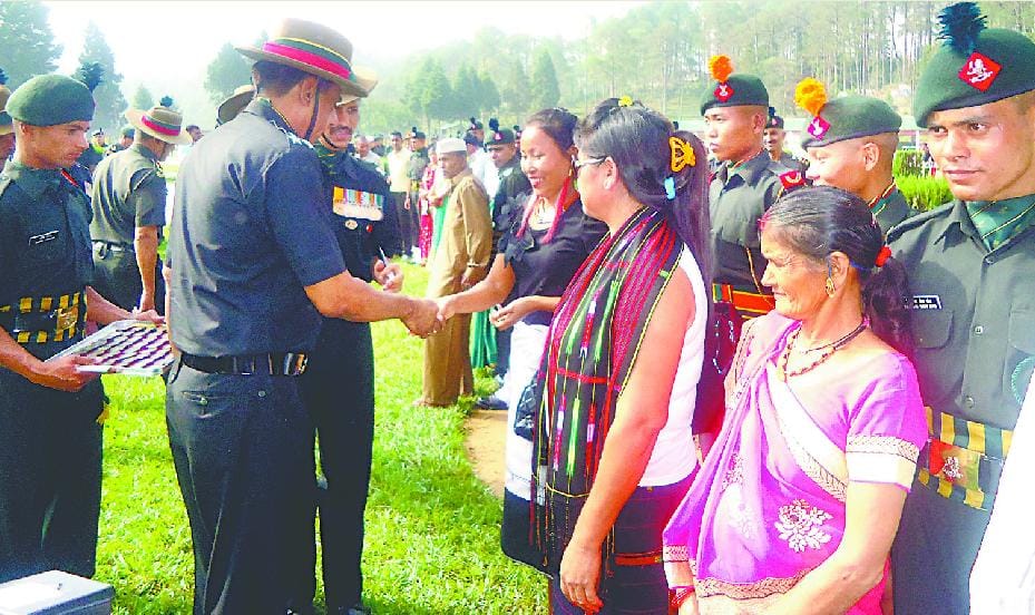 KRC parade in Ranikhet