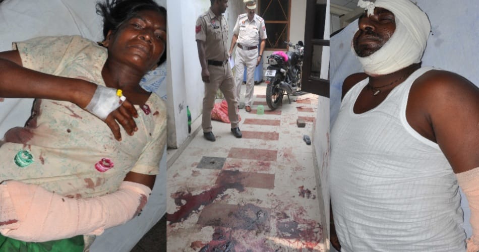 smugglers attck in house, killed a youth, malakpur, ludhiana,   punjab,