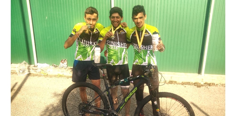 Three Himachali cyclist participate in trans alps race.