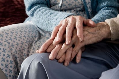 old persons falls in love with each other