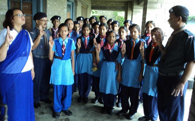 Scout Guide camp in Almora 