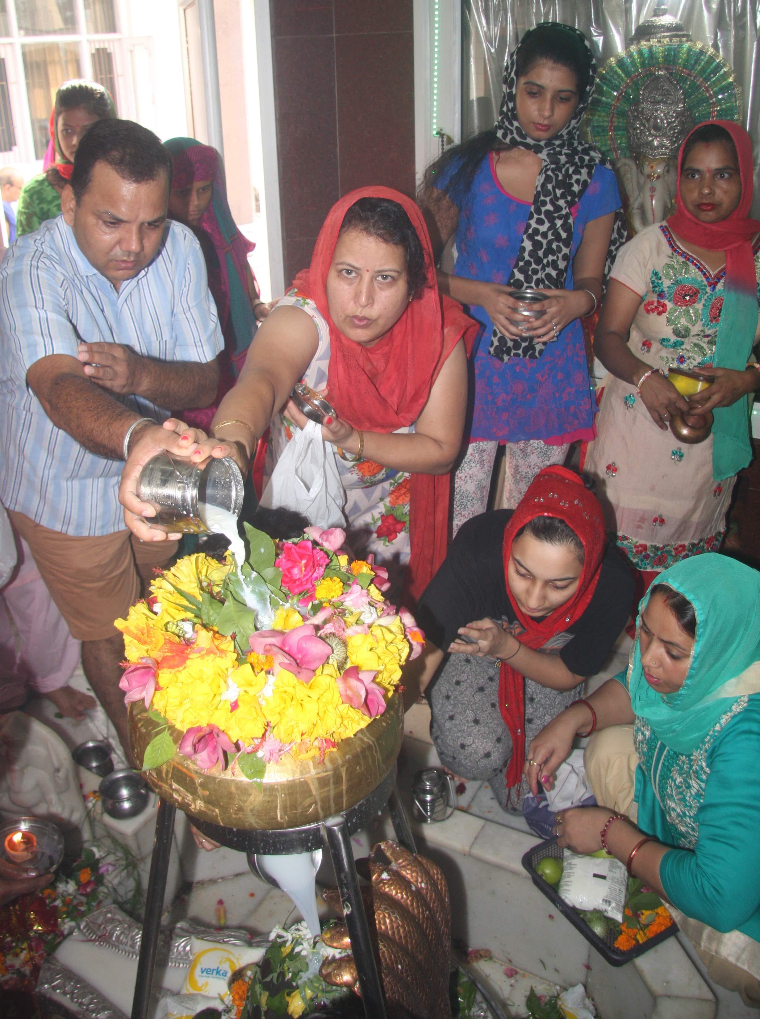 Sawan month special pooja in shiv temples chandigarh, 