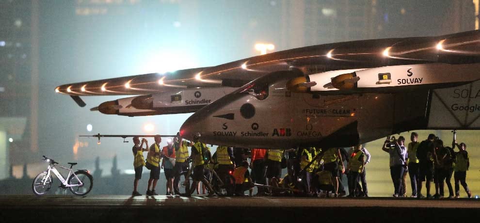 solar impulse completed his historic round, see pictures