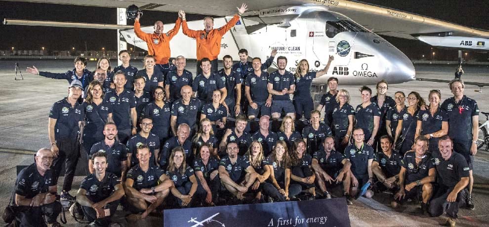 solar impulse completed his historic round, see pictures