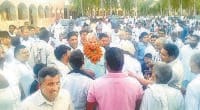 valmilky sammelan, bjp leader dharmpal sharma, balu villege, kaithal