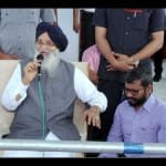 संगत दर्शन कार्यक्रम में पहुंचे सीएम प्रकाश सिंह बादल