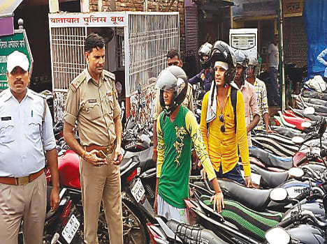 Bring helmet buy, take bike